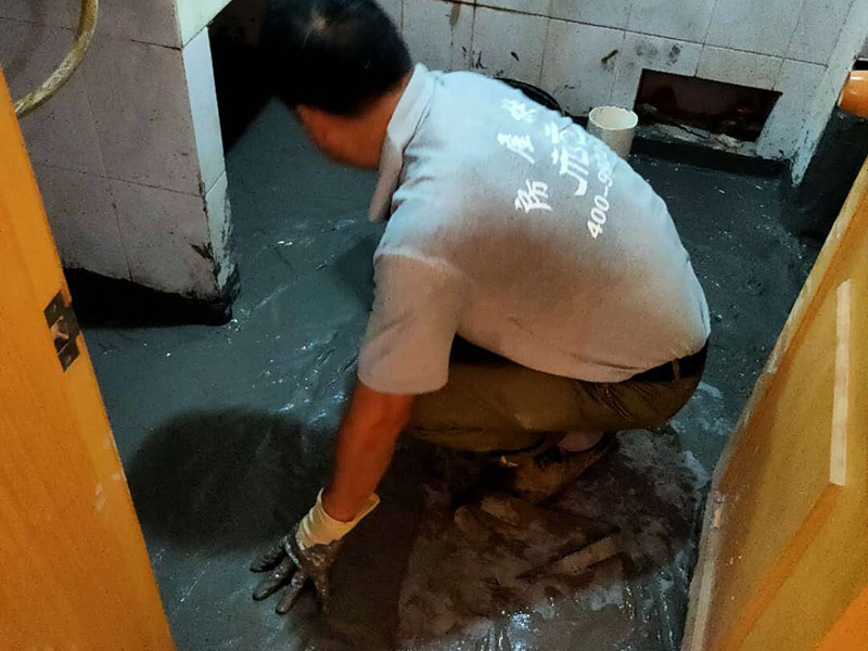 惠州卫生间漏水施工案例